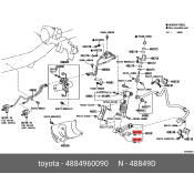 Сайлентблок | зад Toyota, арт. 48849-60090