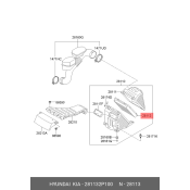 Фильтр воздушный Hyundai/Kia, арт. 28113-2P100