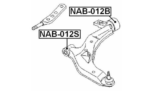 Сайлентблок Febest, арт. NAB-012B
