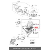 Фильтр воздушный HYUNDAI/KIA