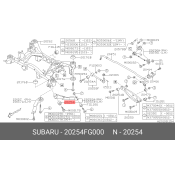 Сайлентблок Subaru, арт. 20254-FG000