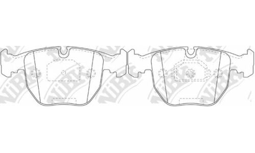 Колодки тормозные NiBK дисковые, арт. PN0401