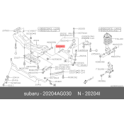 Сайлентблок Subaru, арт. 20204-AG030