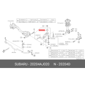 Сайлентблок Subaru, арт. 20204-AJ020