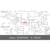 Сайлентблок Subaru, арт. 20254-FG020