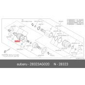 Пыльник ШРУСа Subaru, арт. 28323AG020