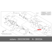 Пыльник ШРУСа Subaru, арт. 28323-SC000