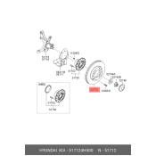 Диск тормозной Hyundai/Kia, передний, арт. 51712-4H500