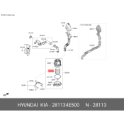 Фильтр воздушный Hyundai/Kia, арт. 28113-4E500