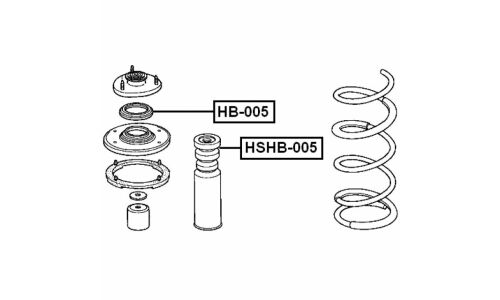 Подшипник опоры амортизатора Febest, арт. HB-005