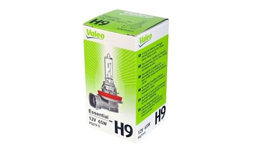Лампа галогенная Valeo Essential Н9 (PGJ19-5, T11), 12В, 65Вт, 1 шт, арт. 032011
