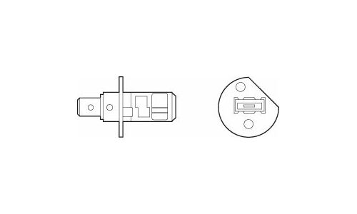 Лампа Н1 12х55 р14,5s +50% Valeo, арт. 032503