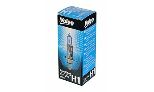 Лампа галогенная Valeo Blue Effect H1 (P14.5s, T8), 12В, 55Вт, 4000К, 1 шт, арт. 032505