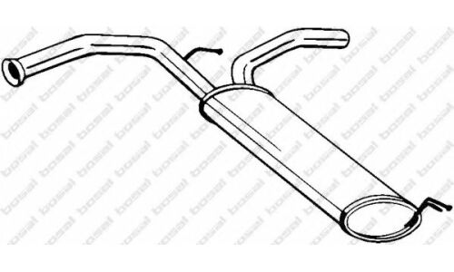 Глушитель выхлопных газов Bosal, задний, арт. 135-721