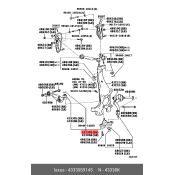 Опора шаровая Toyota, правая, арт. 43330-59145