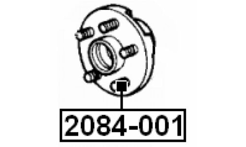 Шпилька колесная Febest 2084-001, для Chrysler / Dodge / Mazda, M12x1.5(R), длина 48мм, 1 шт