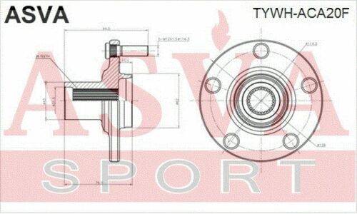 Ступица колеса Asva, для Toyota RAV4, арт. TYWH-ACA20F