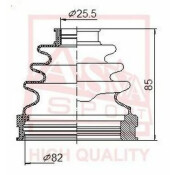 Комплект пыльника ШРУСа Asva, внутренний, арт. ASBT-INXT