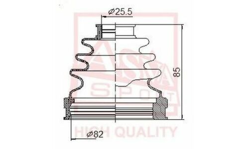 Комплект пыльника ШРУСа Asva, внутренний, арт. ASBT-INXT