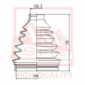 Комплект пыльника ШРУСа Asva, наружный, арт. ASBT-ME164