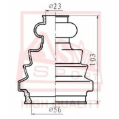 Пыльник ШРУСа Asva, арт. ASBT-T5M1