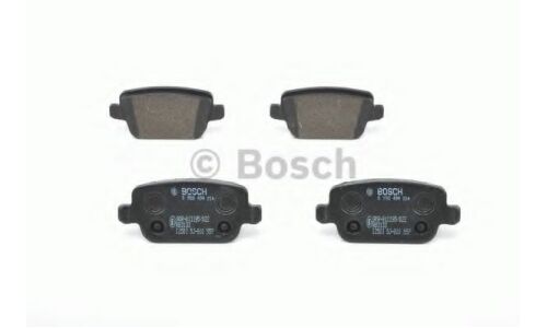 Колодки тормозные дисковые Bosch, задние, комплект на ось (4 шт), арт. 0 986 494 214