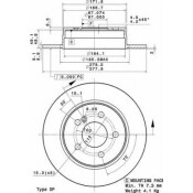 Диск тормозной Brembo, арт. 08A73711