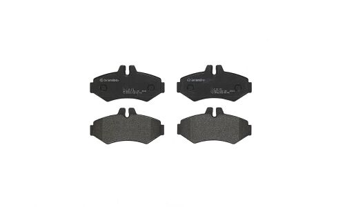 Колодки тормозные дисковые Brembo, комплект на ось (4 шт), арт. P50020