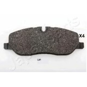 Колодки тормозные дисковые Japan Parts, передние, комплект на ось (4 шт), арт. PA-L01AF