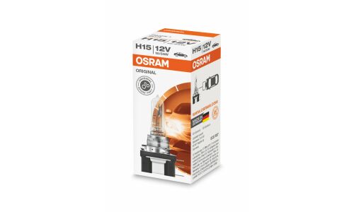 Лампа галогенная Osram Original Line H15 (PGJ23t-1, T13), 12В, 55/15Вт, 3200К, 1 шт, арт. 64176
