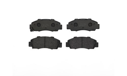 Колодки тормозные дисковые Brembo, комплект на ось (4 шт), арт. P28026