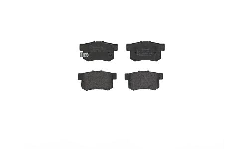 Колодки тормозные дисковые Brembo, комплект на ось (4 шт), арт. P28039