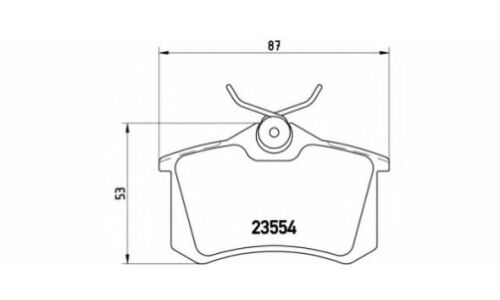 Колодки тормозные Brembo дисковые, арт. P68024