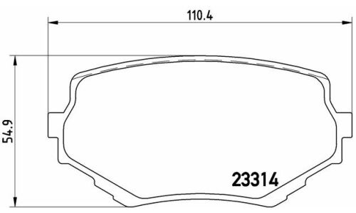 Колодки тормозные Brembo дисковые, арт. P79009