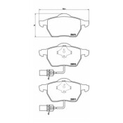 Колодки тормозные Brembo дисковые, арт. P85085