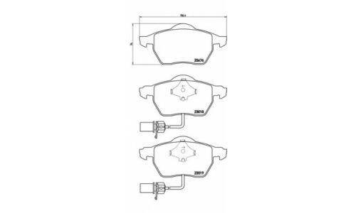 Колодки тормозные Brembo дисковые, арт. P85085