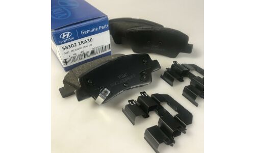 Колодки тормозные дисковые Hyundai/KIA, задние, комплект на ось (4 шт), арт. 583021RA30