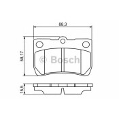 Колодки тормозные дисковые | зад Bosch, арт. 0 986 494 253