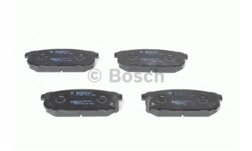 Колодки тормозные дисковые Bosch, задние, комплект на ось (4 шт), арт. 0 986 494 388