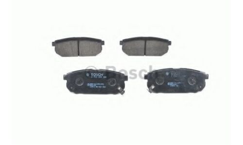 Колодки тормозные дисковые Bosch, задние, комплект на ось (4 шт), арт. 0 986 494 388