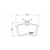 Колодки тормозные Brembo дисковые, арт. P28030