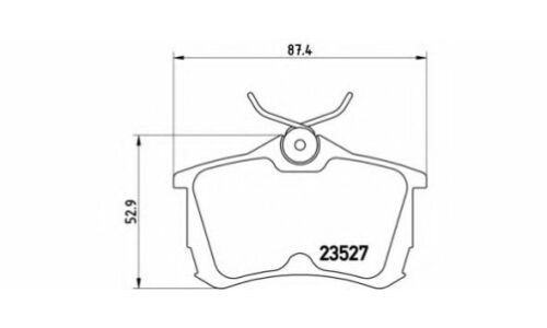 Колодки тормозные Brembo дисковые, арт. P28030