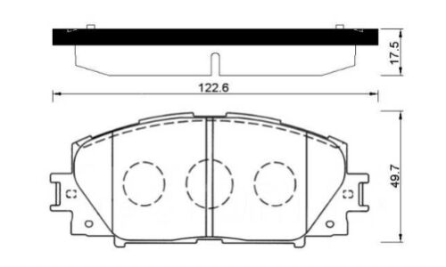 Колодки тормозные дисковые Mando, передние, комплект на ось (4 шт), арт. MPT12