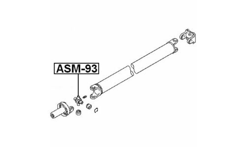 Крестовина карданного вала 30x55/85 Febest, арт. ASM-93