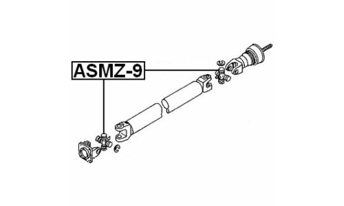 Крестовина карданного вала 26.5x48/71 Febest, арт. ASMZ-9
