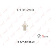 Лампа LYNXauto BAX (B8.3d white, T5), 12В, 2Вт, 1 шт, арт. L13529D