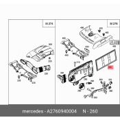 Фильтр воздушный Mercedes, арт. A 276 094 00 04