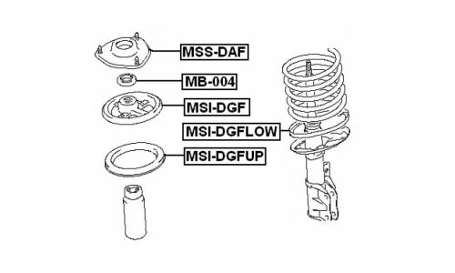 Подшипник опоры амортизатора Febest, арт. MB-004