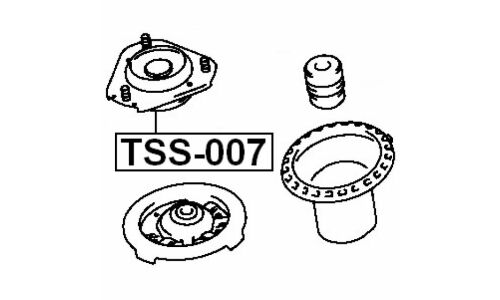 Опора амортизатора Febest передняя, правая/левая, арт. TSS-007
