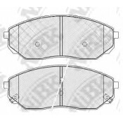 Колодки тормозные дисковые NIBK Original, передние, комплект на ось (4 шт), арт. PN0441